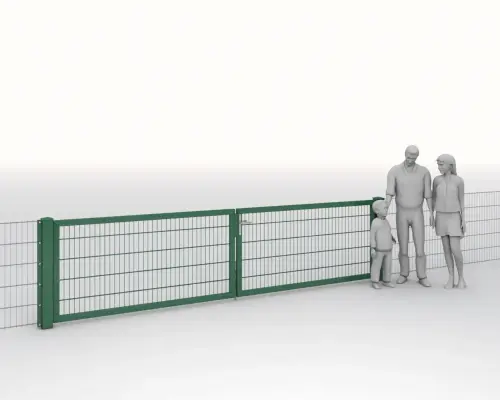 Artikelbild des Artikels “Industrietoranlage Einfahrt moosgrün RAL 6005 | 1030  | 4000 “