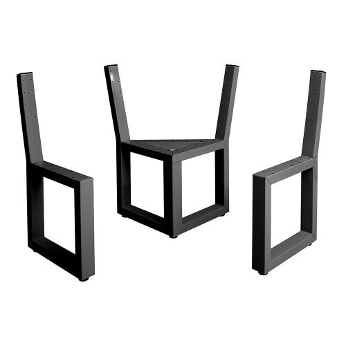 Artikelbild des Artikels “Eckbankgestell mit Lehne Schwarz, RAL 9005 | Im Set (3-teilig)“