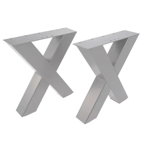 Artikelbild des Artikels “Bankgestell X 80/80 Anthrazit DB703 | Im Set (2x)“