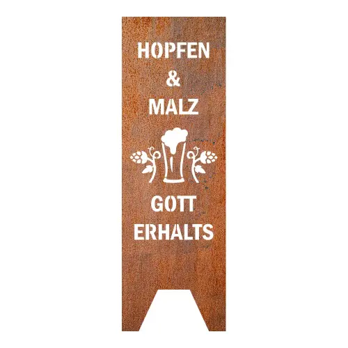 Artikelbild des Artikels “Gartenstele - Hopfen und Malz “