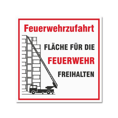 Artikelbild des Artikels “Hinweisschild eckig, Feuerwehrzufahrt “