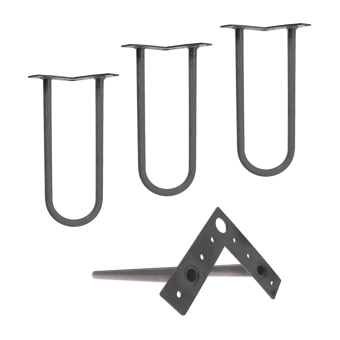 4er-Set Hairpins 30 cm für Couchtisch 