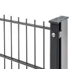 Artikelbild 2 des Artikels “Zaunpfosten Typ 1 anthrazit RAL 7016 | 1230 | Zum Einbetonieren | Standard“