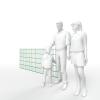 Artikelbild 3 des Artikels “DV Doppelstabmatte 8/6/8 moosgrün RAL 6005 | 1030“