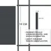 Artikelbild 3 des Artikels “Guck Nich® Sichtschutz-Streifen Hart-PP anthrazit RAL 7016“