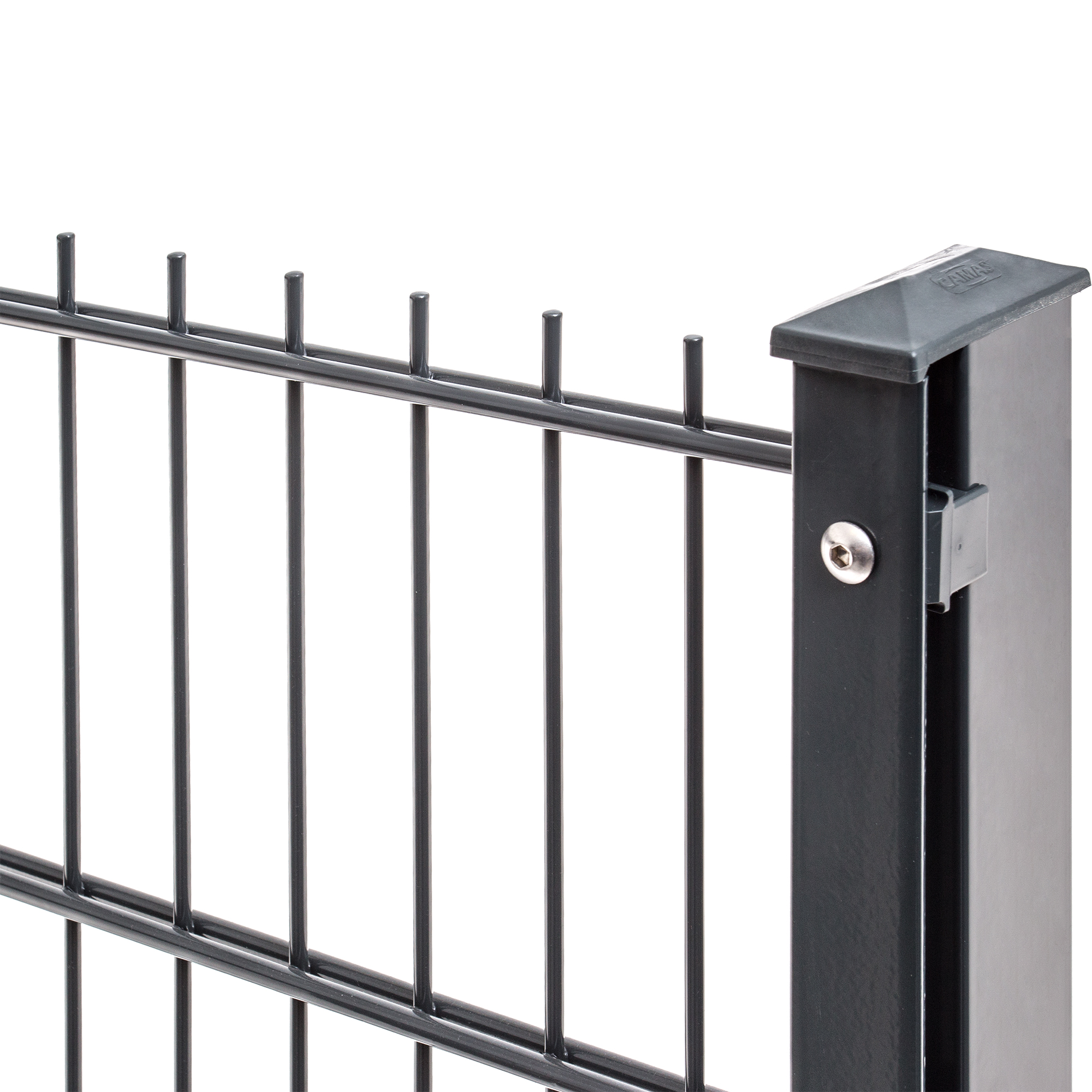  Artikelbild 2 des Artikels “Zaunpfosten Typ 1 anthrazit RAL 7016 | 2030 | Zum Einbetonieren | Standard“