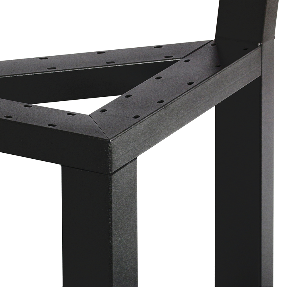  Artikelbild 5 des Artikels “Eckbankgestell mit Lehne Schwarz, RAL 9005 | Im Set (3-teilig)“